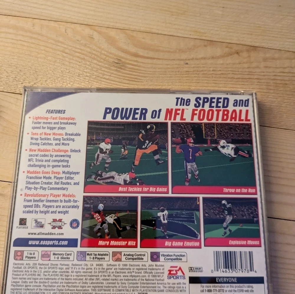 Madden 2000 PlayStation Game